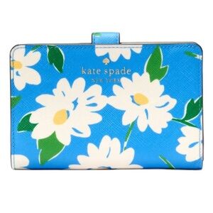 Kate Spade Blue "Charming Daisy" Wallet
